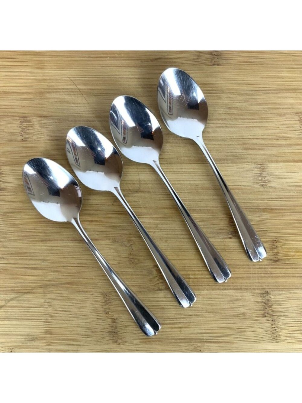 Oneida Gala Impulse 4 Oval Soup Spoons Stainless Steel Replacement Flatware